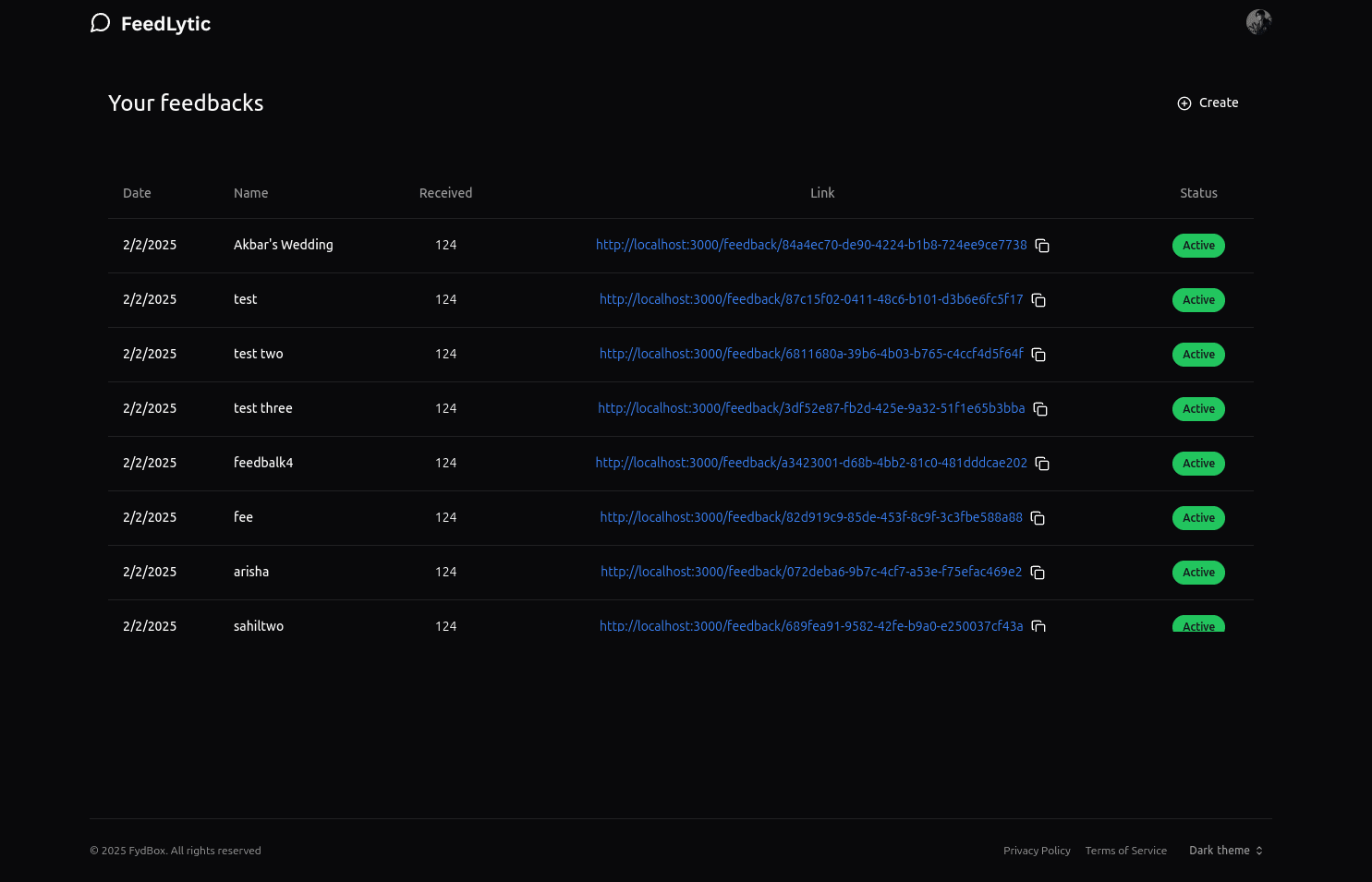 Launch UI app screenshot